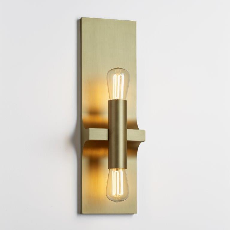 N123 - Walcott Twin Sateen Brass Arton Collection Tekna Lighting